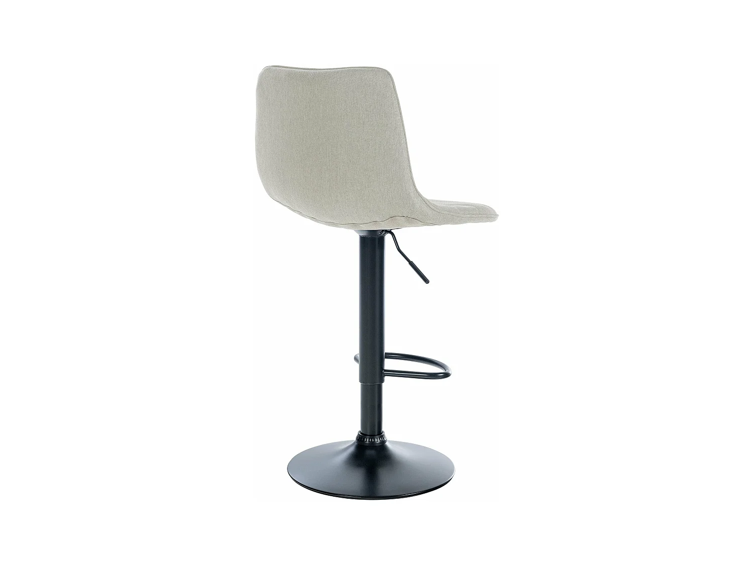 Tabouret de bar chaise métal crème 45 x 46 x 89 cm 10_0005149