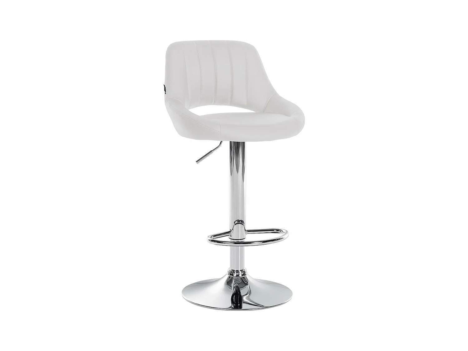 Tabouret de bar x1 métal blanche 47 x 48 x 85 cm 10_0005213