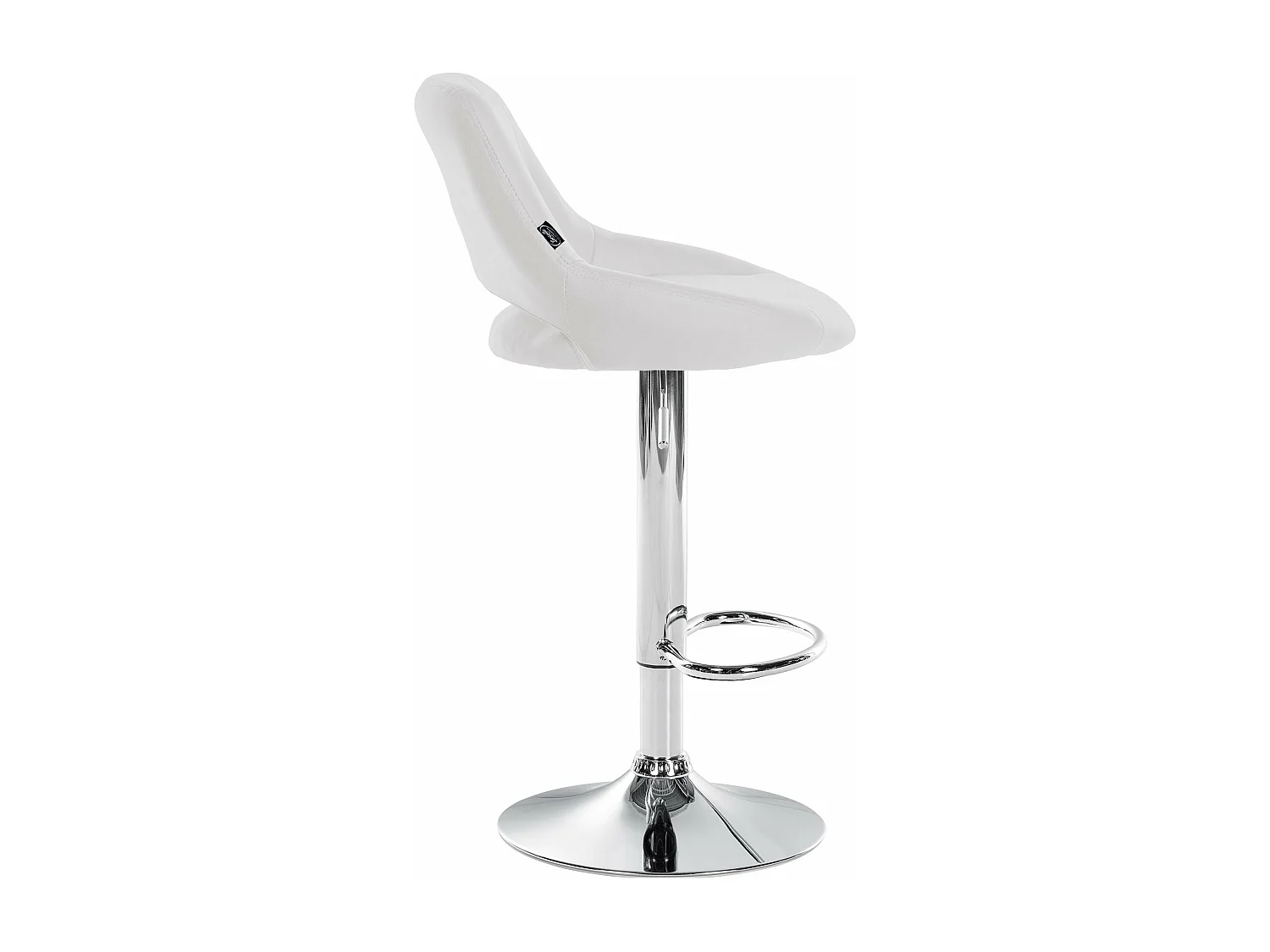 Tabouret de bar x1 métal blanche 47 x 48 x 85 cm 10_0005213