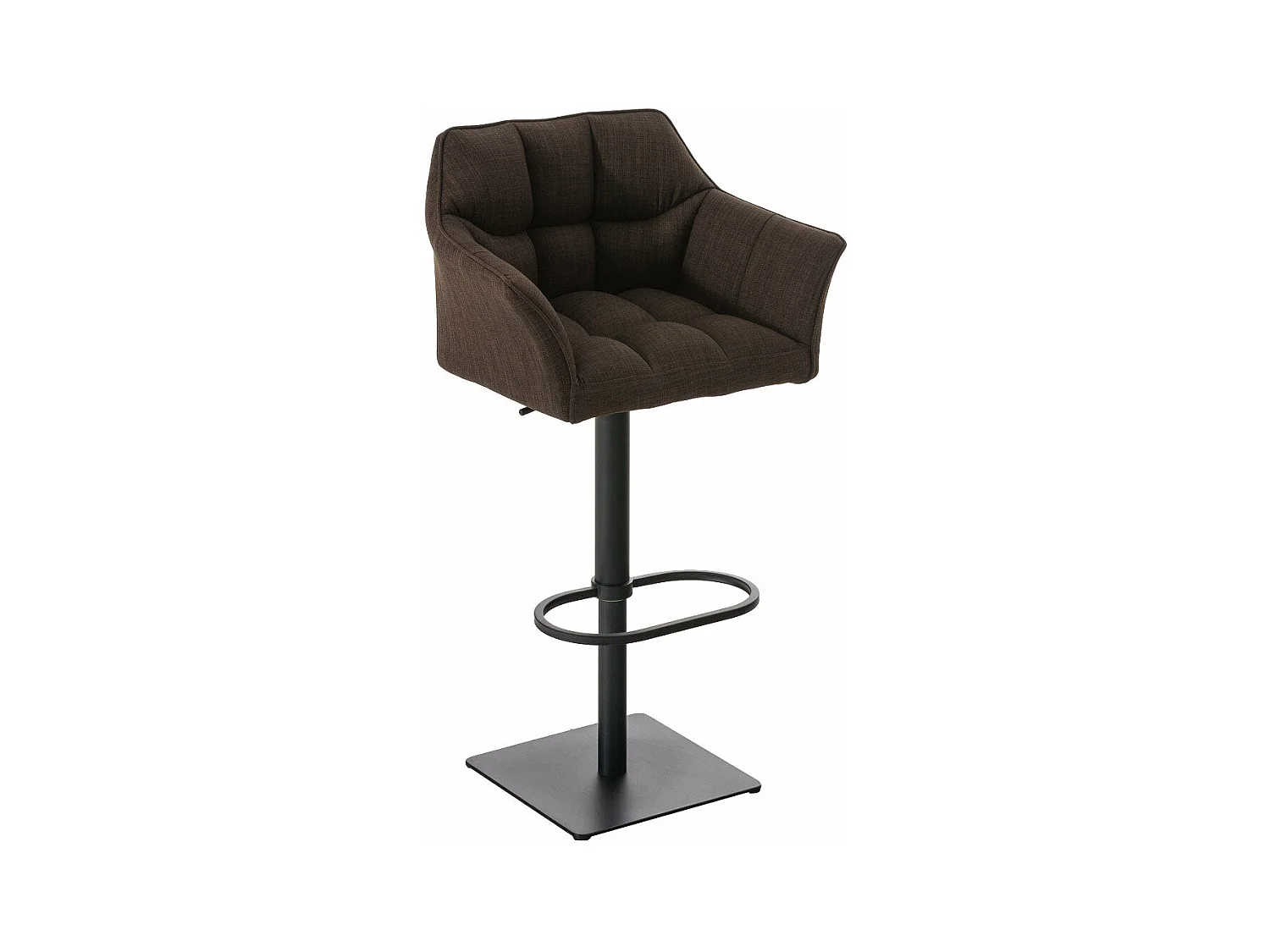 Tabouret de bar chaise métal marron 64 x 45 x 88 cm 10_0004694