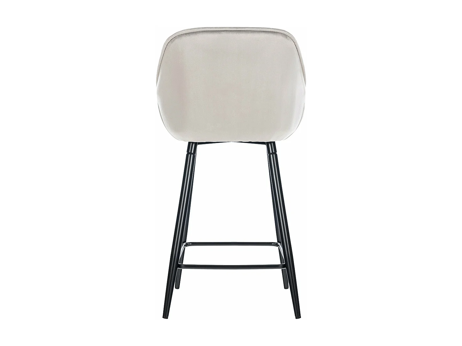 Tabouret de bar chaise métal grise 54 x 57.5 x 93.5 cm 10_0004894