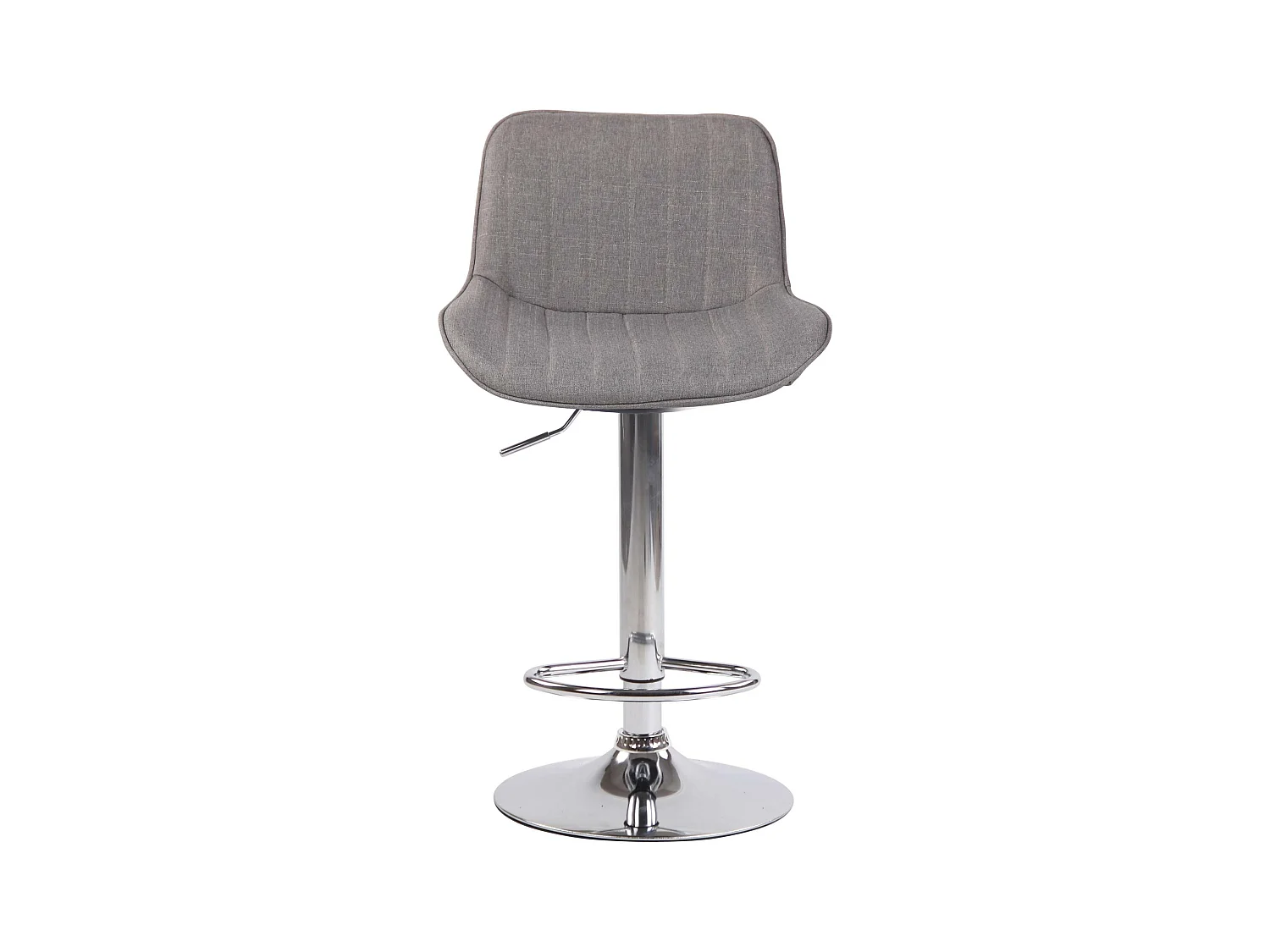 Lot de 2 tabourets métal grise 50 x 50 x 86 cm 10_0004285