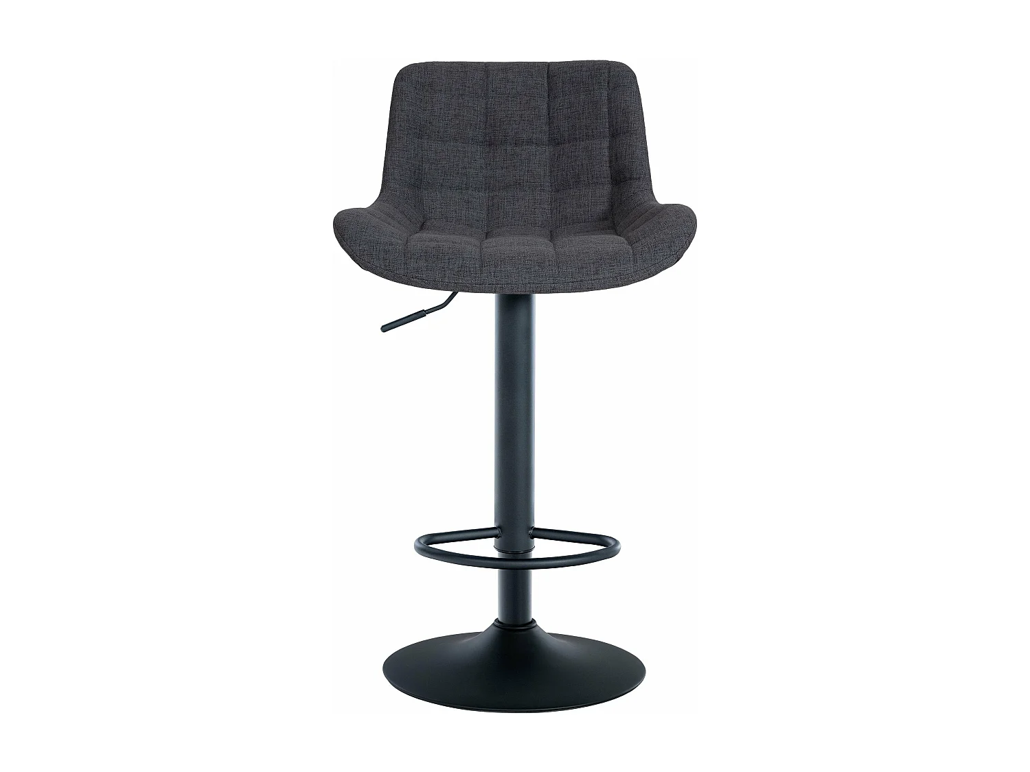 Tabouret de bar x1 métal argentée 48 x 54 x 81 cm 10_0005450