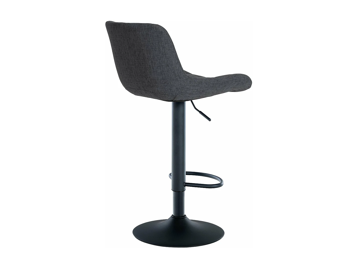 Tabouret de bar x1 métal argentée 48 x 54 x 81 cm 10_0005450