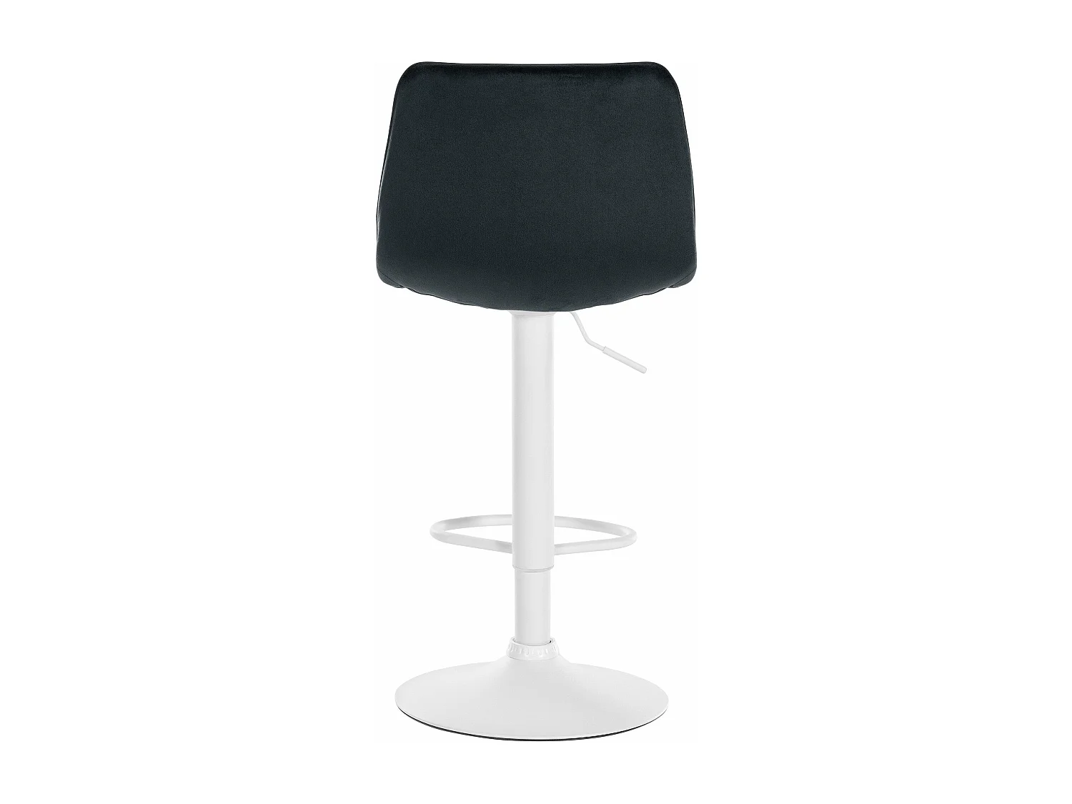 Tabouret de bar chaise métal blanche 45 x 46 x 89 cm 10_0005143