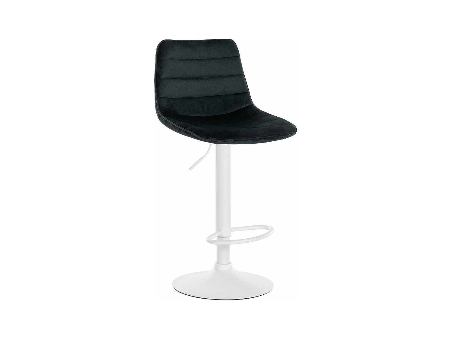 Tabouret de bar chaise métal blanche 45 x 46 x 89 cm 10_0005143