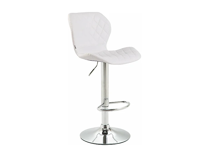 Tabouret de bar x1 métal blanche 47 x 51 x 88 cm 10_0004645
