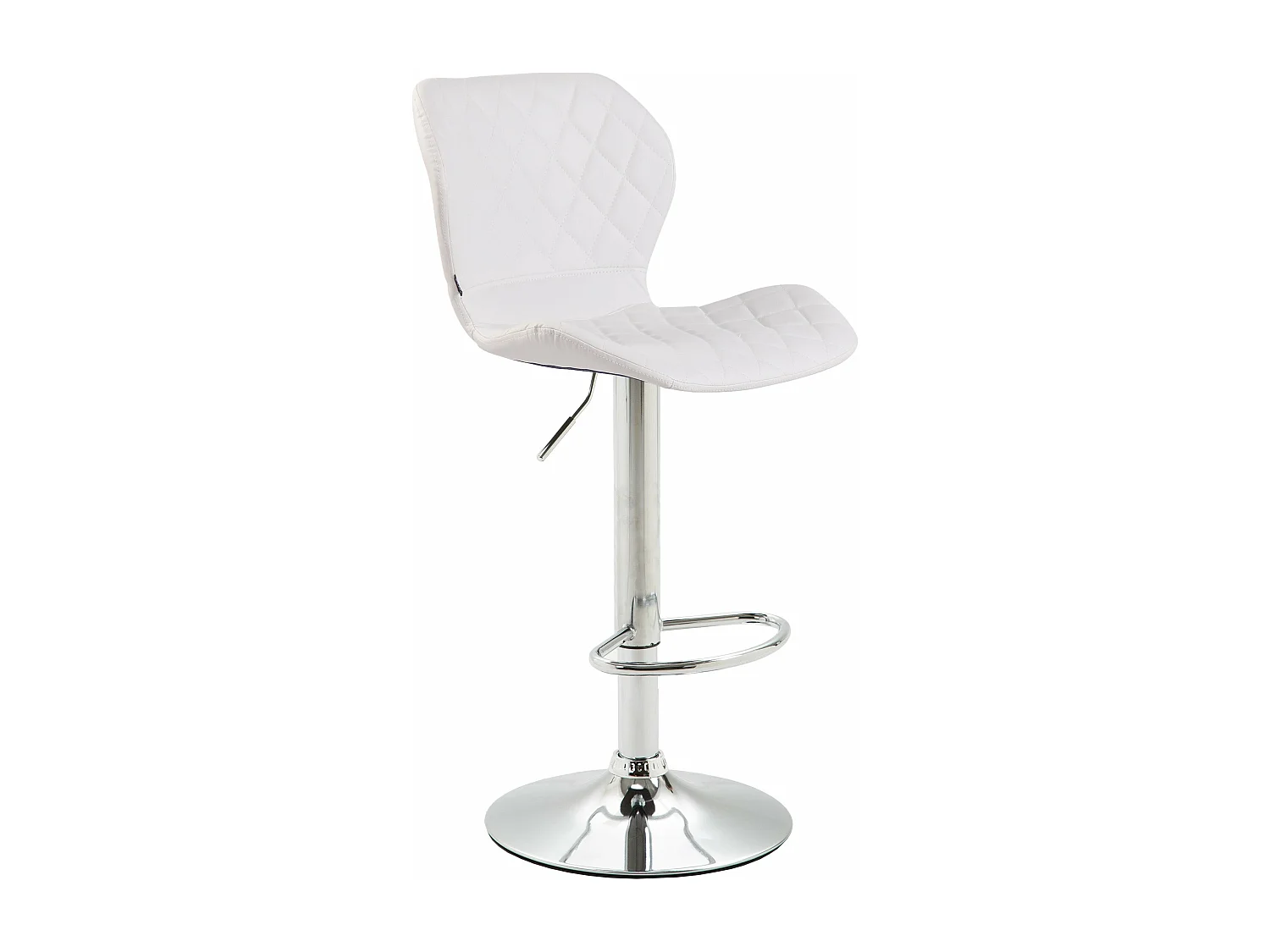 Tabouret de bar x1 métal blanche 47 x 51 x 88 cm 10_0004645