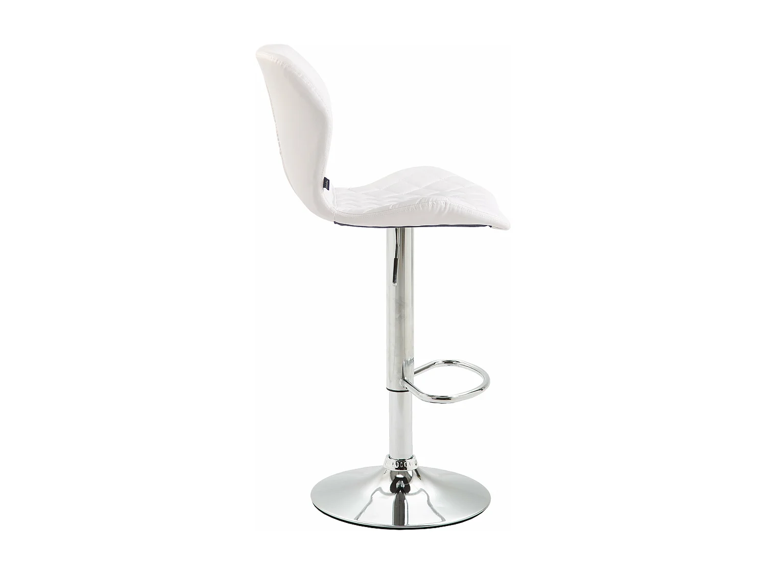 Tabouret de bar x1 métal blanche 47 x 51 x 88 cm 10_0004645