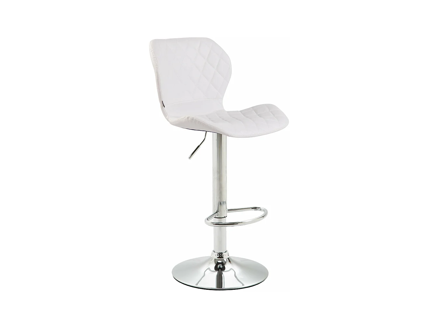 Tabouret de bar x1 métal blanche 47 x 51 x 88 cm 10_0004645