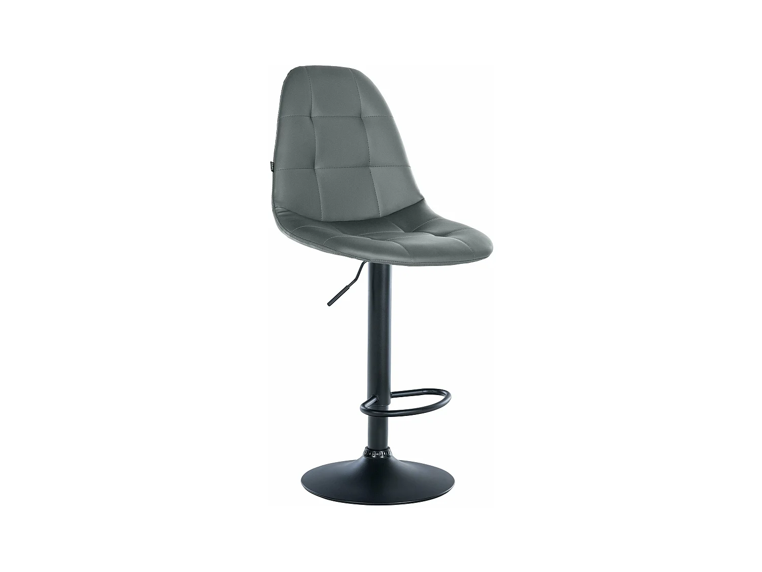 Tabouret de bar x1 métal grise 47 x 56 x 58 cm 10_0004815