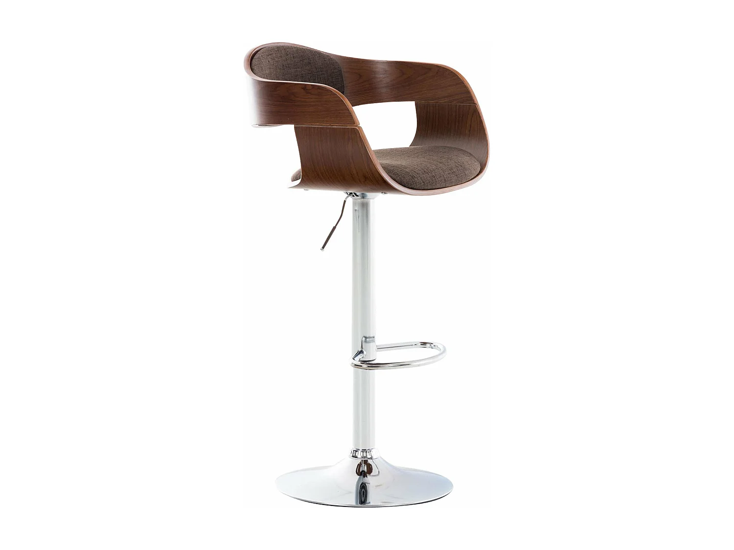 Tabouret de bar x1 bois marron 50 x 48 x 88 cm 10_0005045