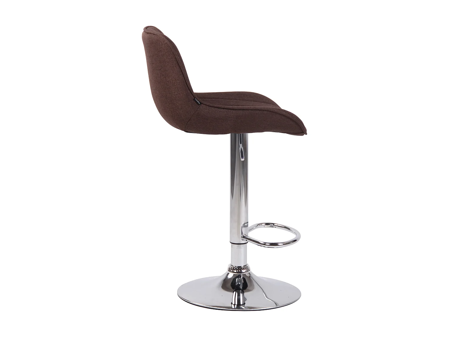 Tabouret de bar chaise métal marron 50 x 50 x 86 cm 10_0005115