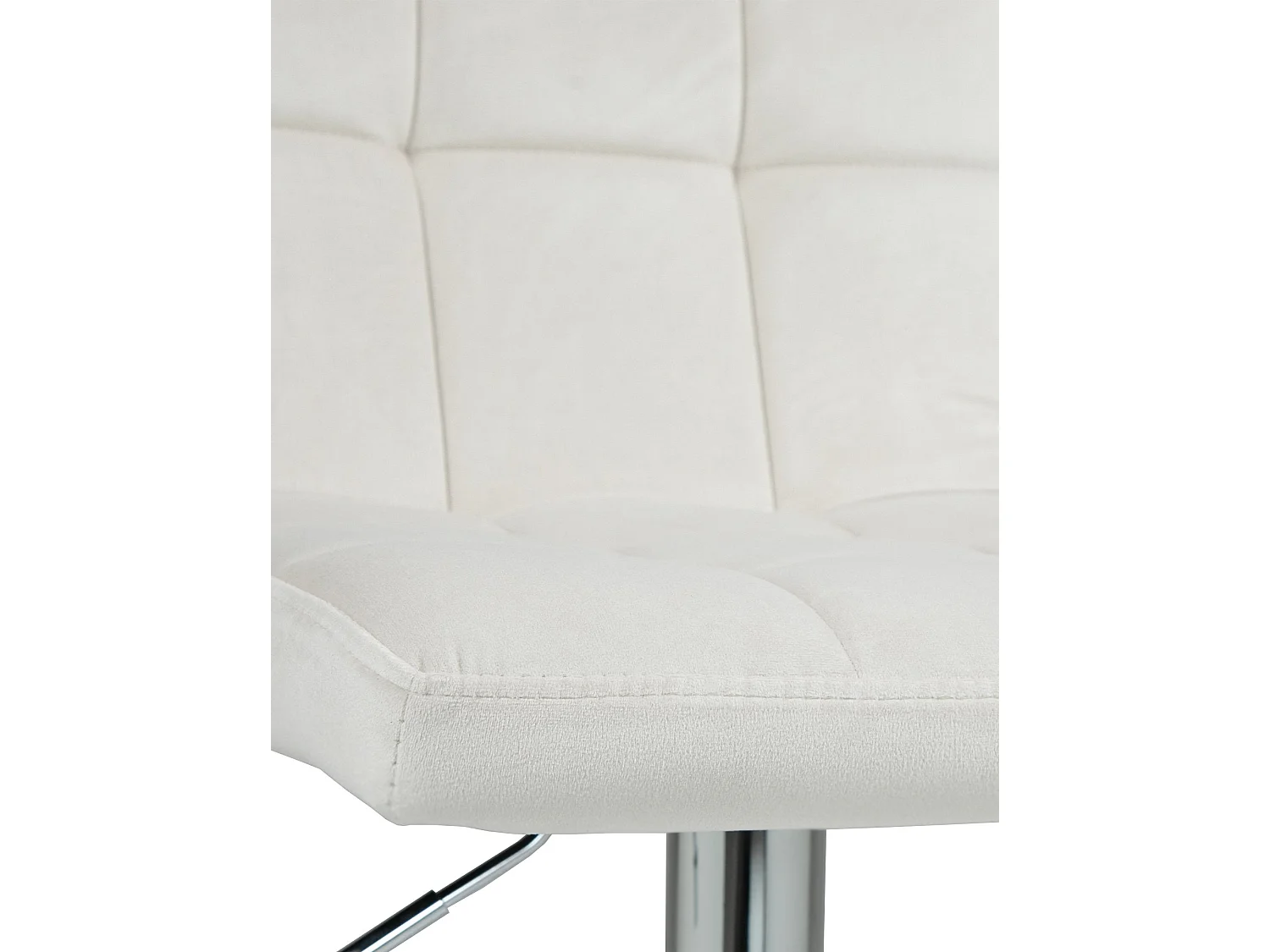 Lot de 2 tabourets métal crème 46 x 47 x 94 cm 10_0004389