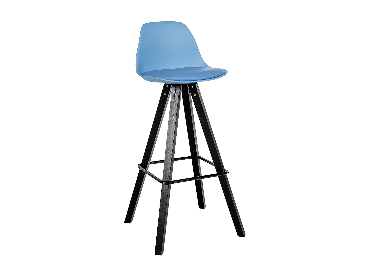 Tabouret de bar chaise bois bleue 38 x 44 x 99 cm 10_0004631