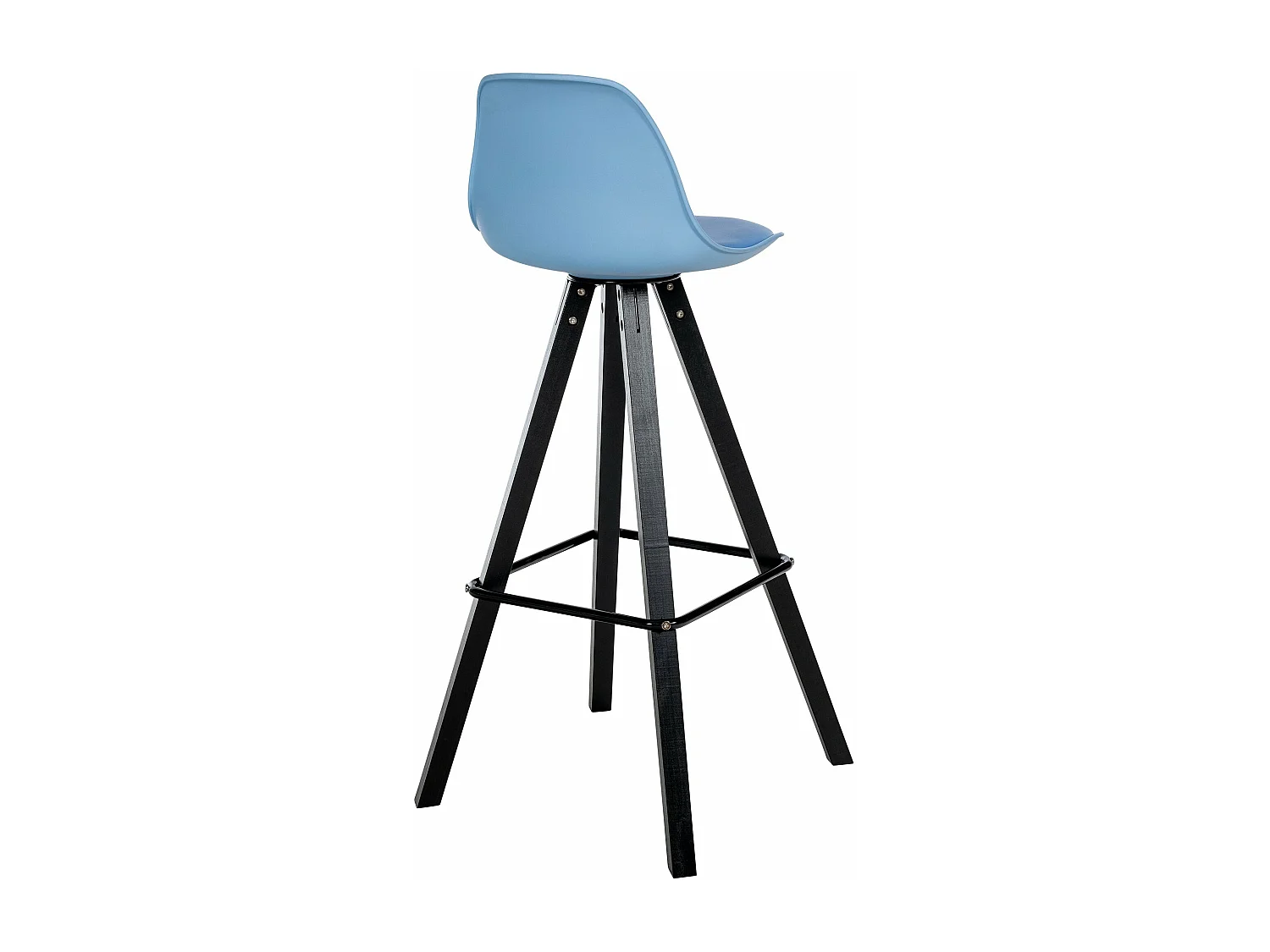 Tabouret de bar chaise bois bleue 38 x 44 x 99 cm 10_0004631