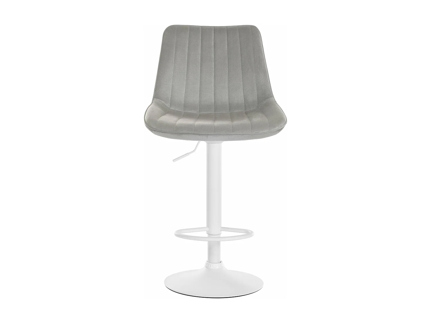 Tabouret de bar x1 métal blanche 49.5 x 50 x 91 cm 10_0005431