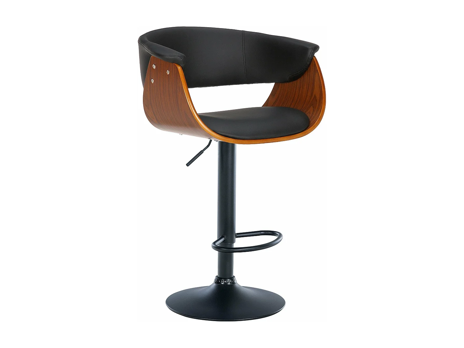 Tabouret de bar design métal marron 60 x 51 x 90 cm 10_0005452