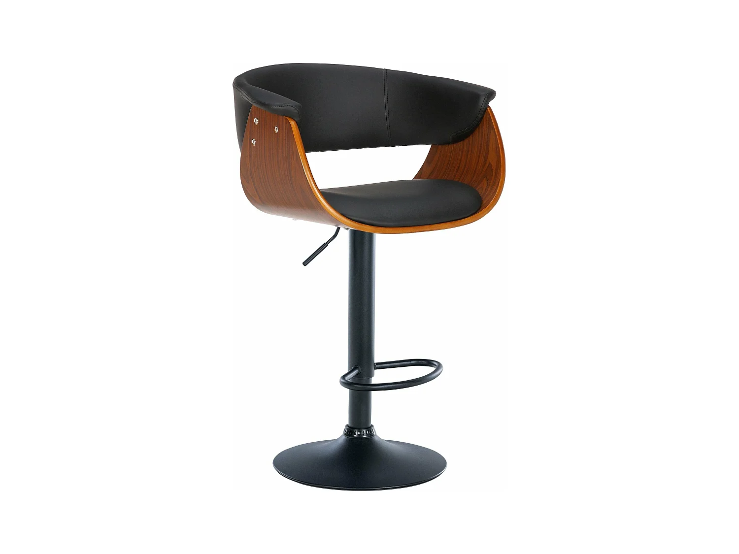 Tabouret de bar design métal marron 60 x 51 x 90 cm 10_0005452