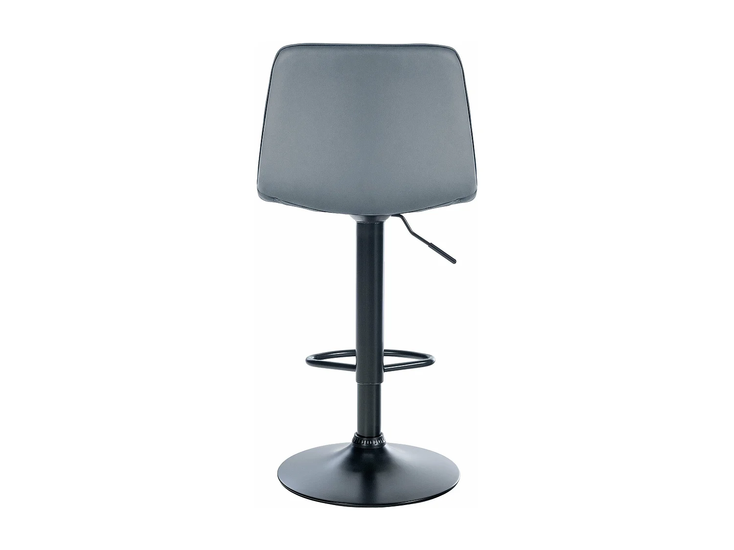 Tabouret de bar chaise métal grise 45 x 46 x 89 cm 10_0005122