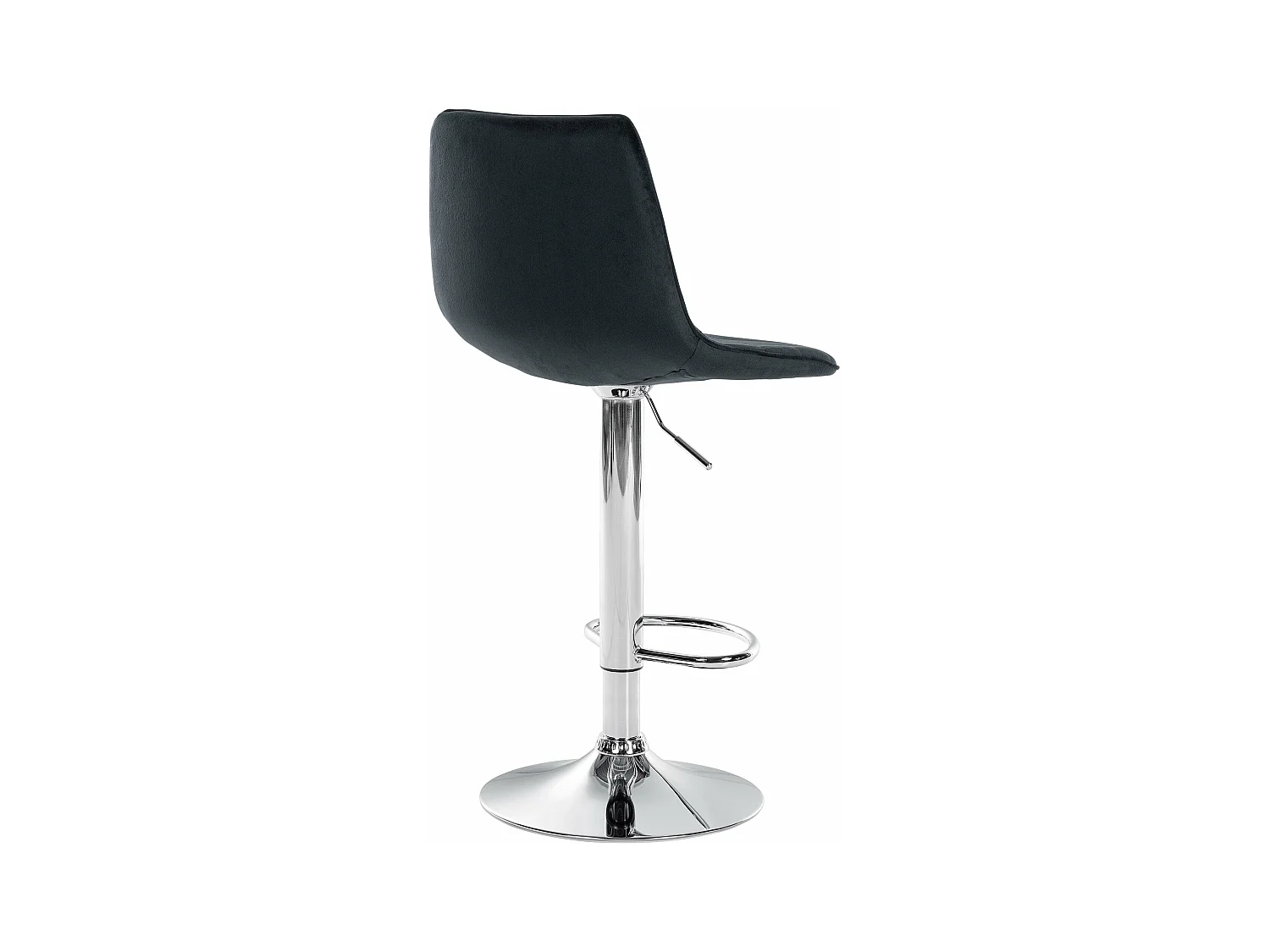 Tabouret de bar chaise métal argentée 45 x 46 x 89 cm 10_0005131