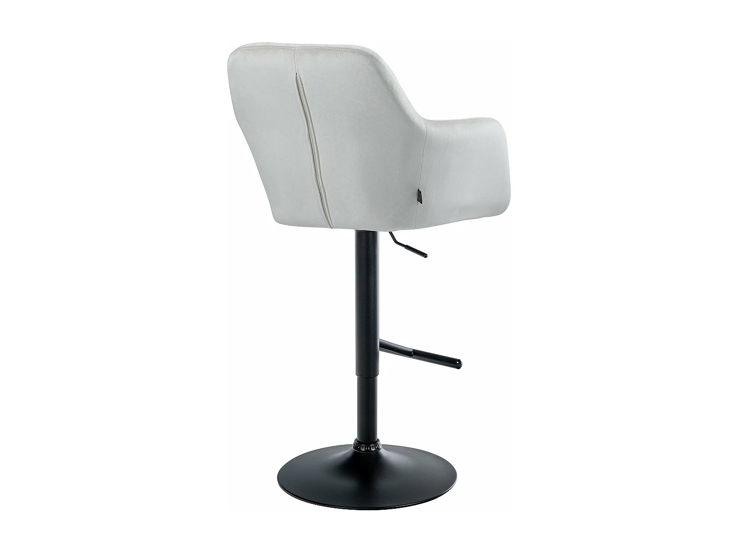 Tabouret de bar chaise métal crème 57 x 59 x 97 cm 10_0005268
