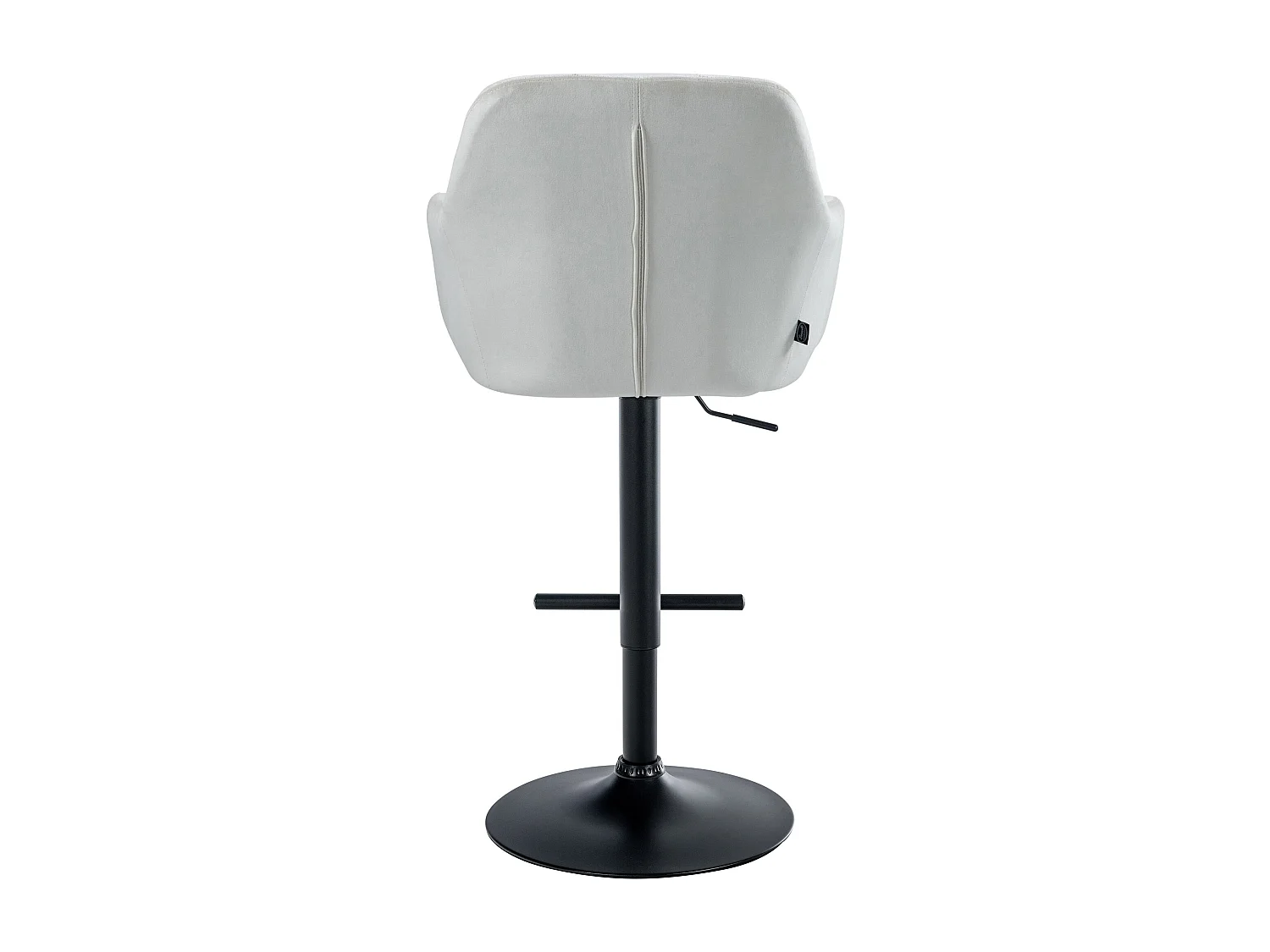 Tabouret de bar chaise métal crème 57 x 59 x 97 cm 10_0005268