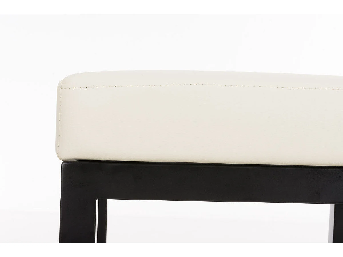 Tabouret de bar x1 métal crème 41 x 41 x 80 cm 10_0005407