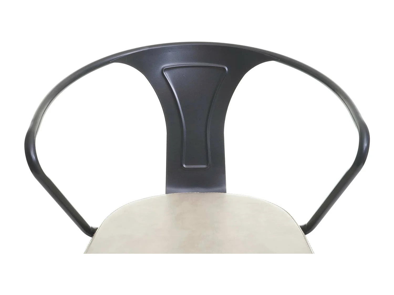 Lot de 2 tabourets crème 53 x 42 x 53 cm 04_0007462