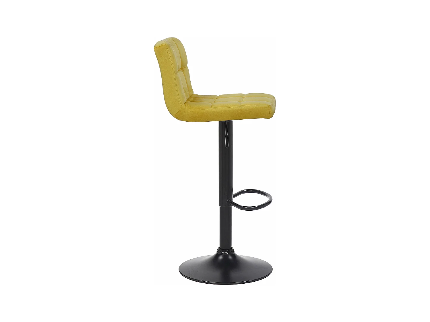Lot de 2 tabourets métal jaune 40 x 40 x 85 cm 10_0004148