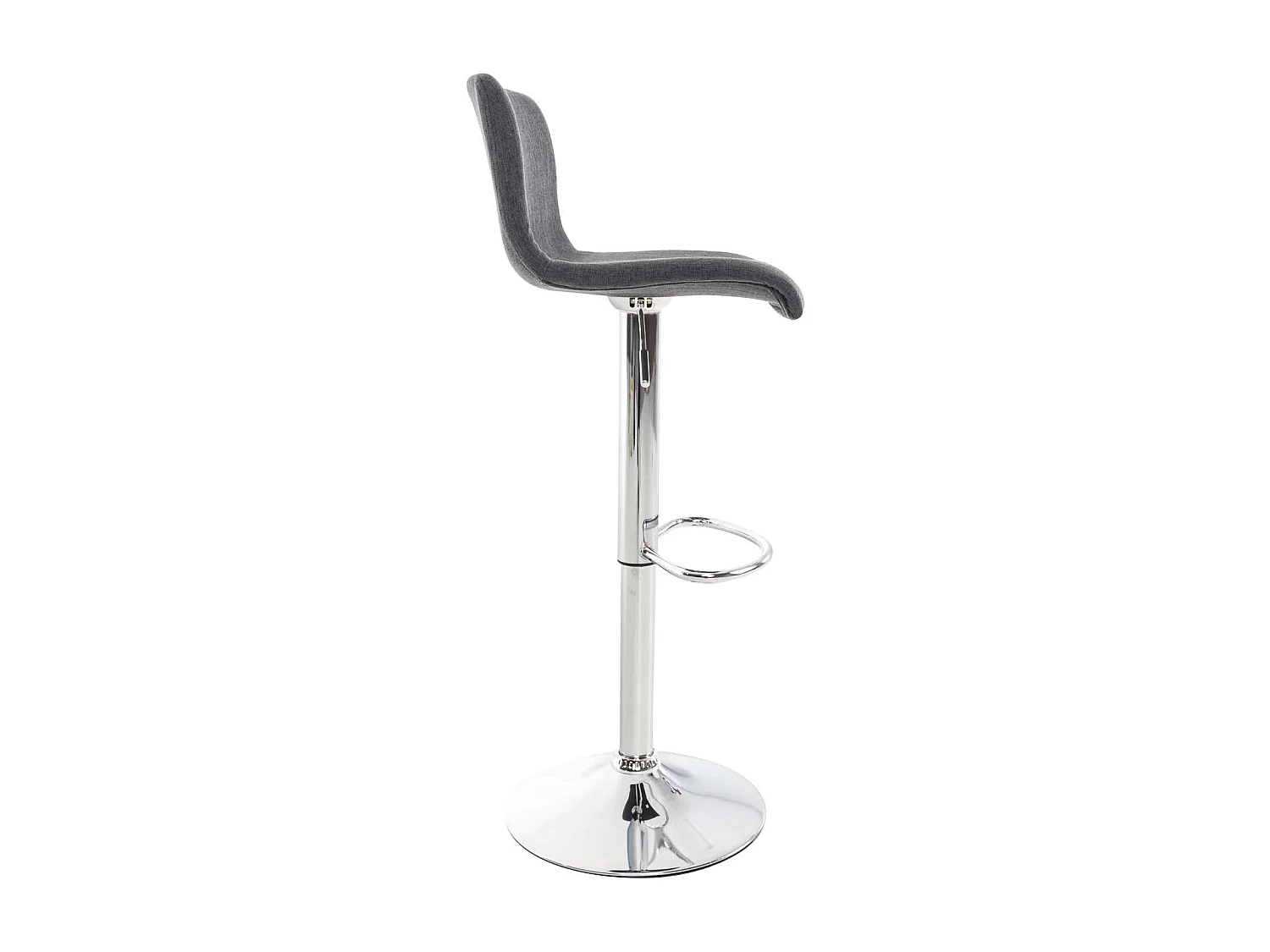 Tabouret de bar avec métal grise 39 x 36 x 84 cm 10_0004967