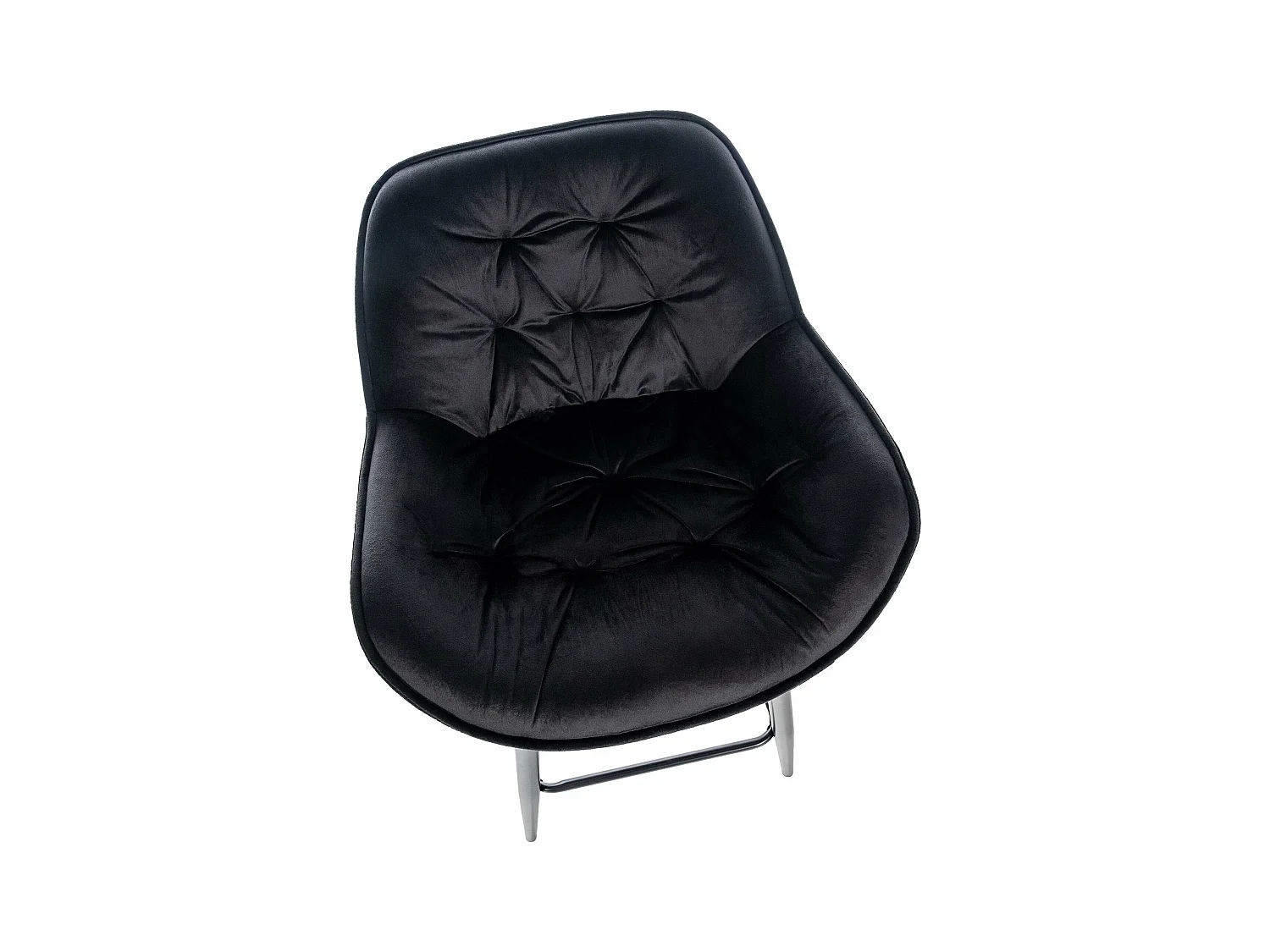 Tabouret de bar chaise métal argentée 54 x 57.5 x 103 cm 10_0004891