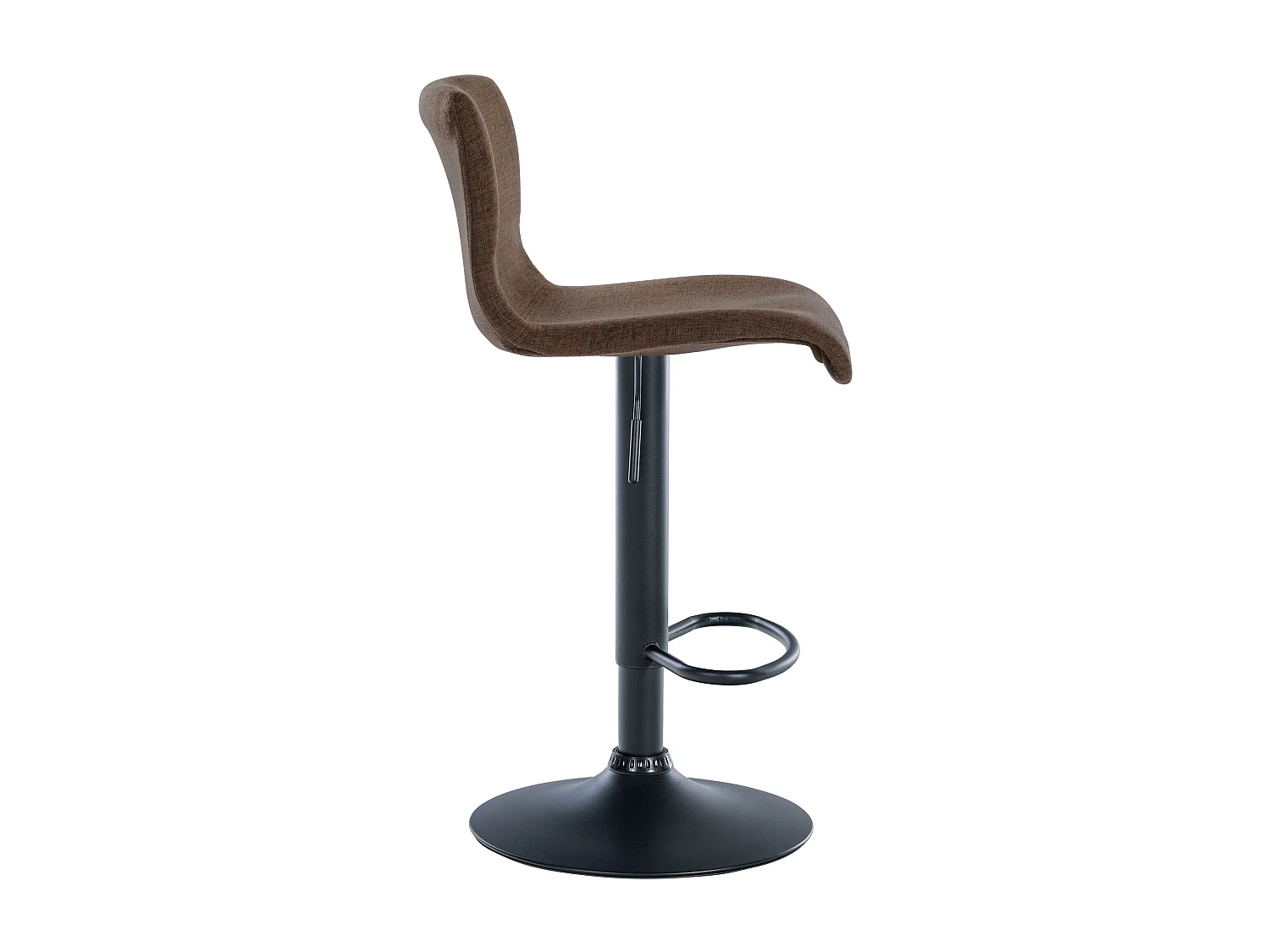 Tabouret de bar x1 métal marron 39 x 36 x 84 cm 10_0004554