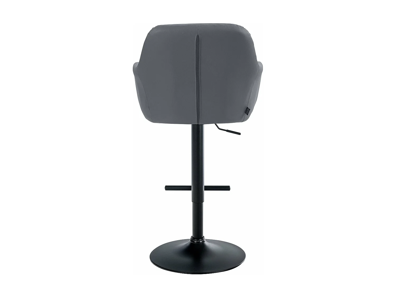 Tabouret de bar chaise métal grise 57 x 59 x 97 cm 10_0005262