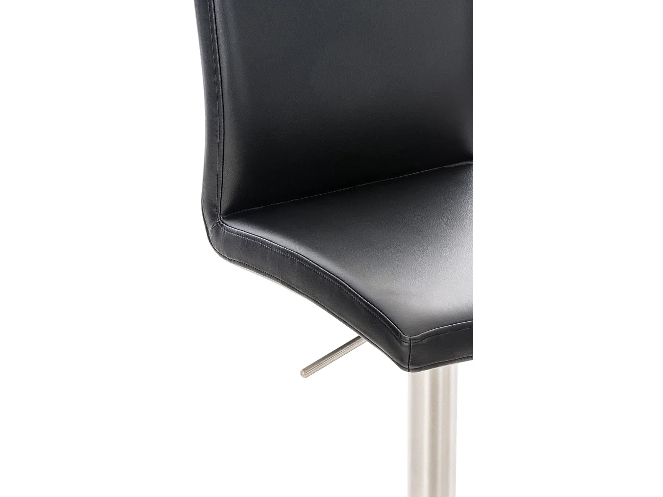 Tabouret de bar x1 métal argentée 40 x 49 x 93 cm 10_0004561