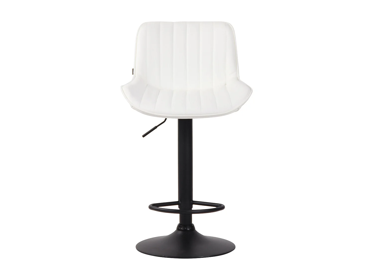 Lot de 2 tabourets métal blanche 50 x 50 x 86 cm 10_0004282