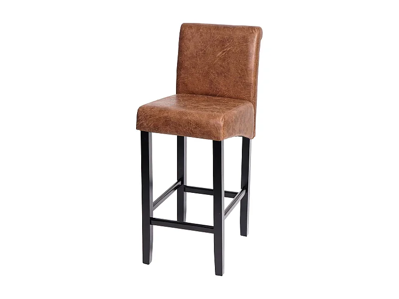 Tabouret de bar chaise bois marron 40 x 26 x 107 cm 04_0008582