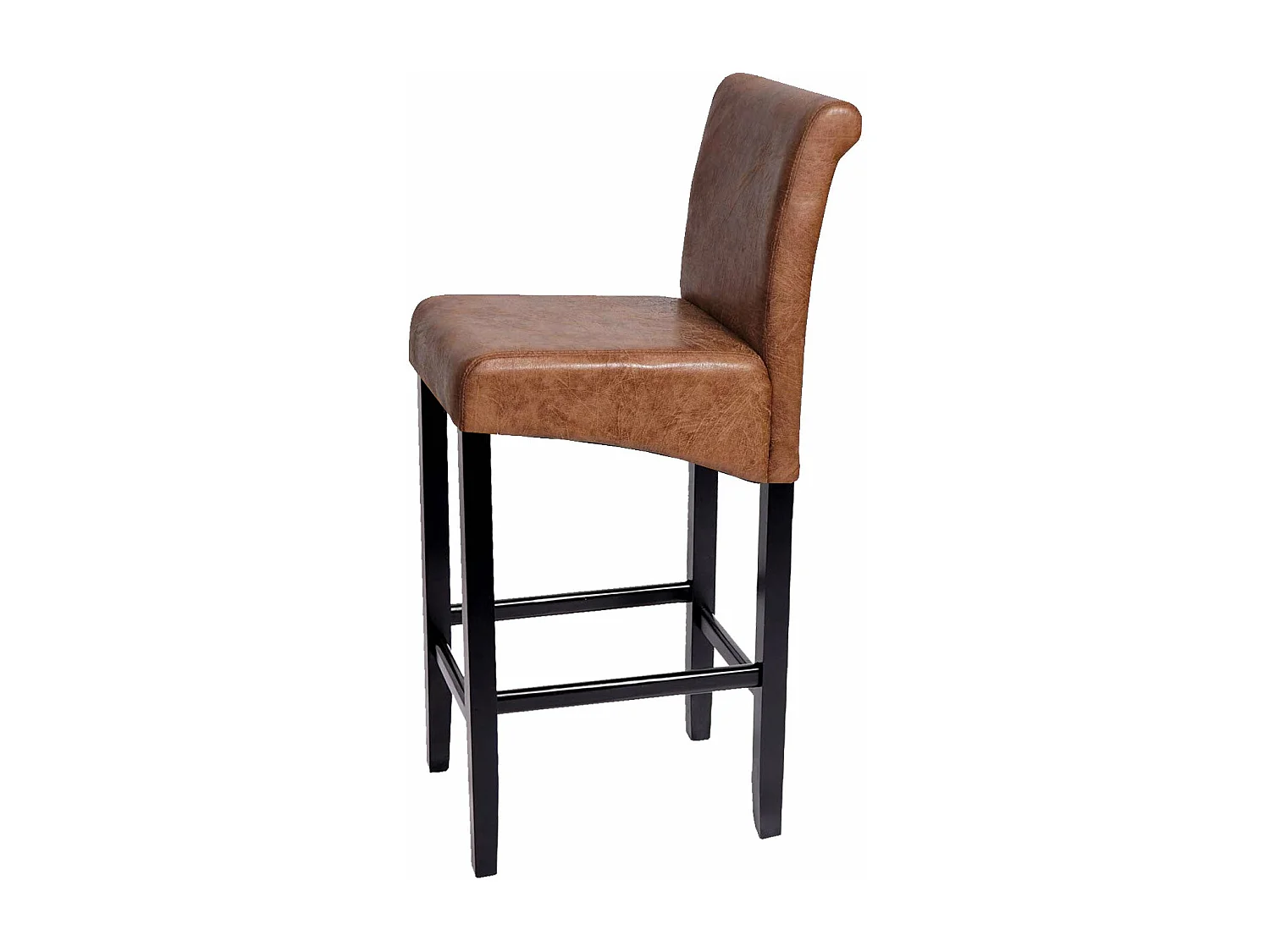 Tabouret de bar chaise bois marron 40 x 26 x 107 cm 04_0008582