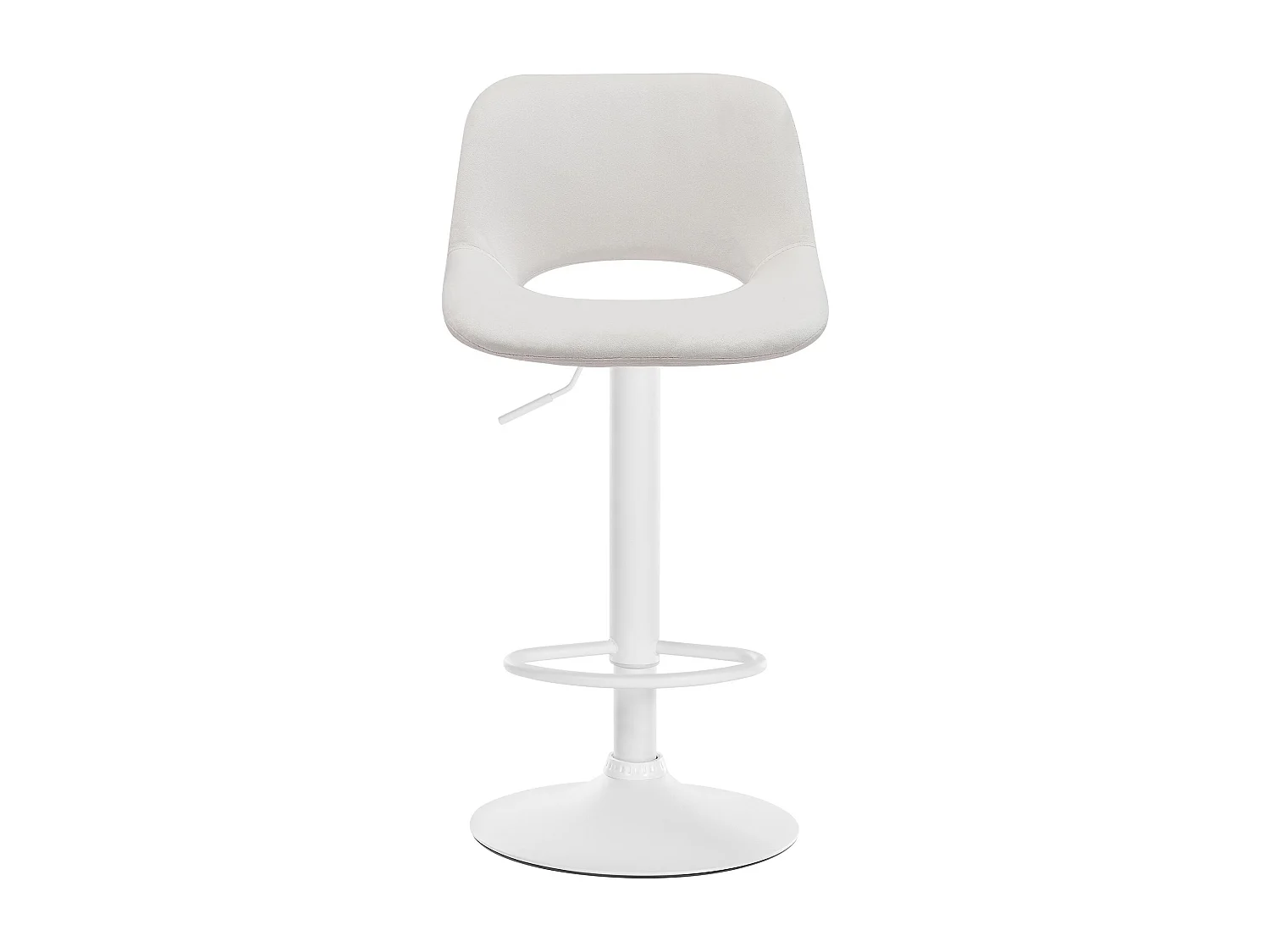 Tabourets de bar chaises métal blanche 42 x 46 x 86 cm 10_0004086