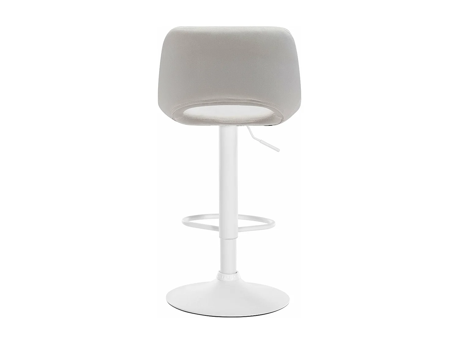 Tabourets de bar chaises métal blanche 42 x 46 x 86 cm 10_0004086