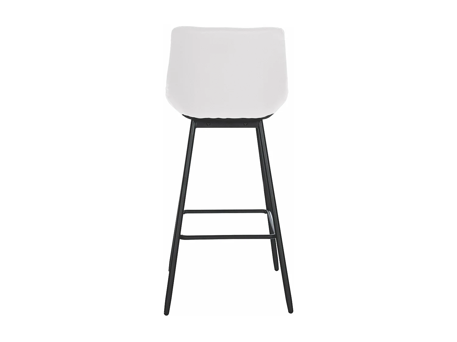 Tabouret de bar x1 métal blanche 49 x 56 x 104 cm 10_0005459