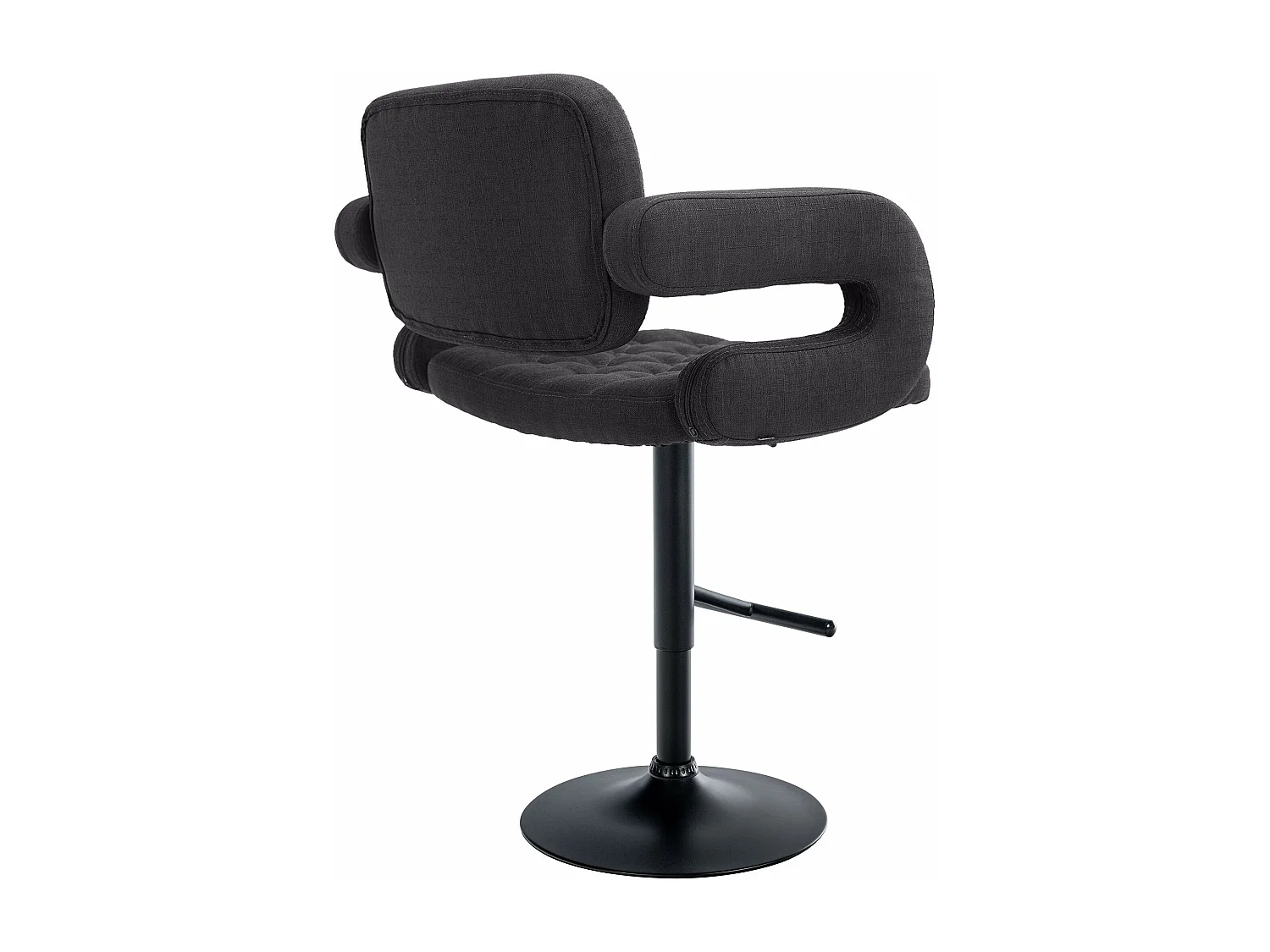 Tabouret de bar x1 métal argentée 62 x 55 x 103 cm 10_0004795