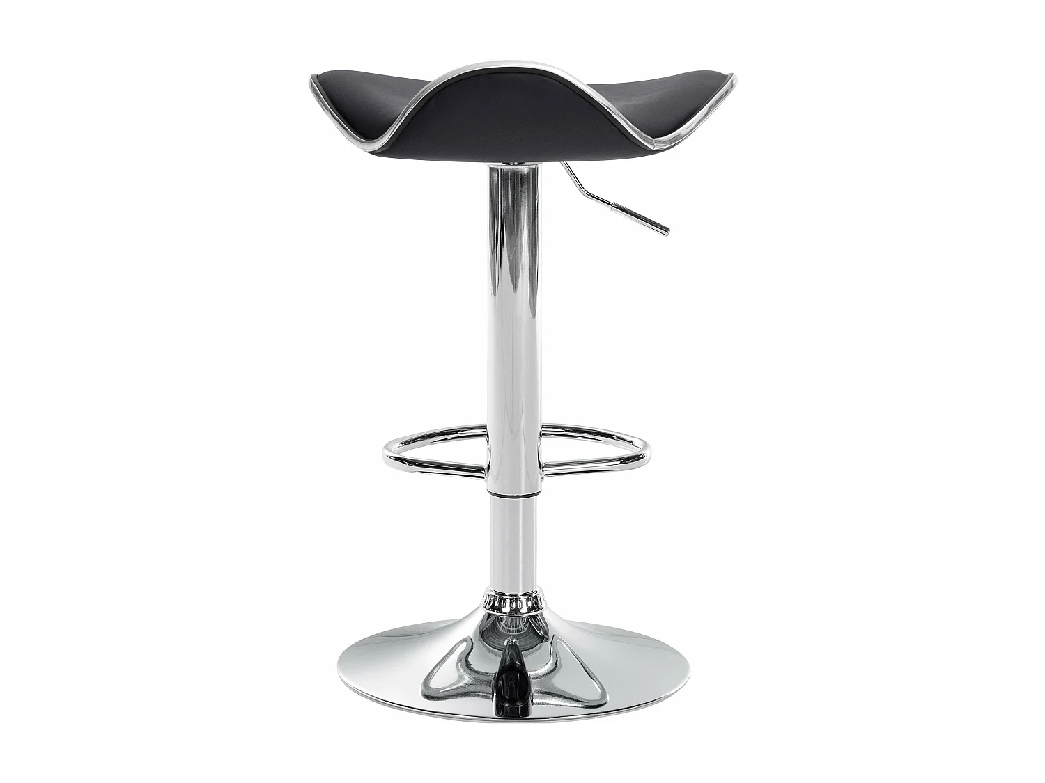 Tabouret de bar x1 métal argentée 45 x 45 x 71 cm 10_0005376