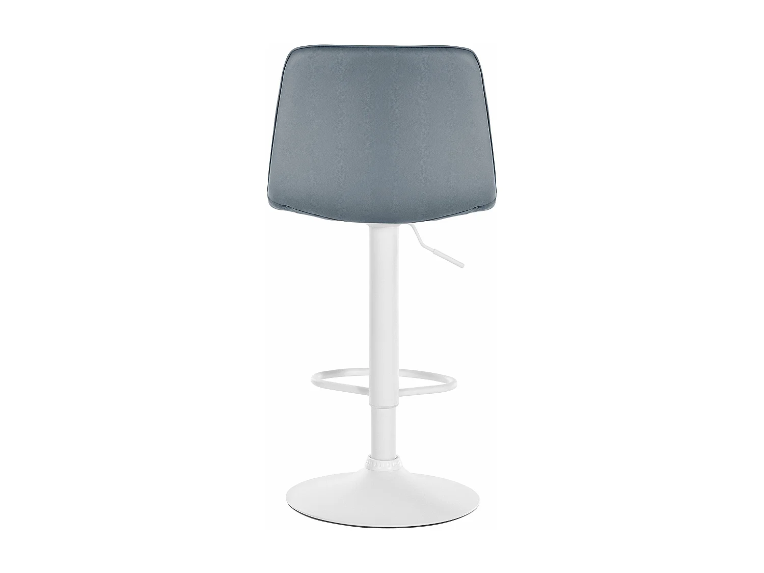 Tabouret de bar chaise métal blanche 45 x 46 x 89 cm 10_0005124