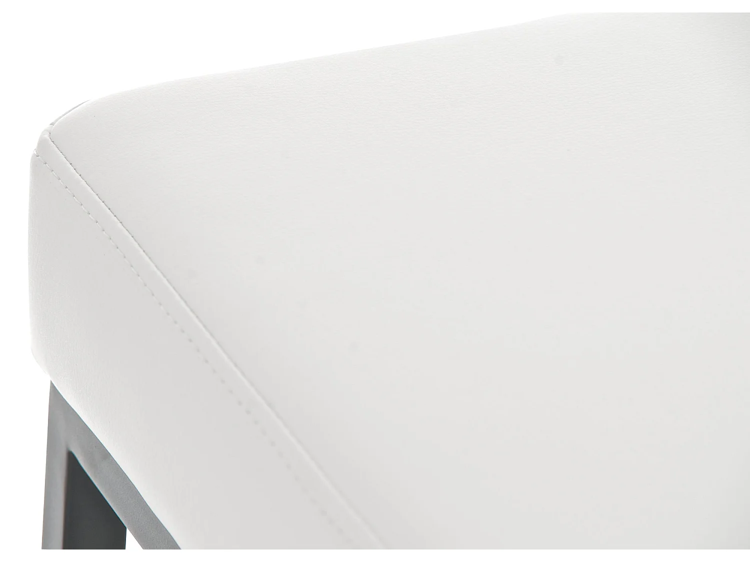 Lot de 2 tabourets métal blanche 37 x 37 x 80 cm 10_0004366