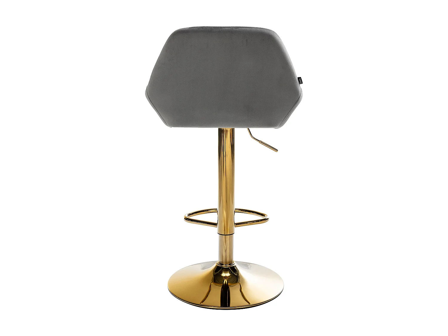 Tabouret de bar x1 métal grise 51 x 52 x 89 cm 10_0004542