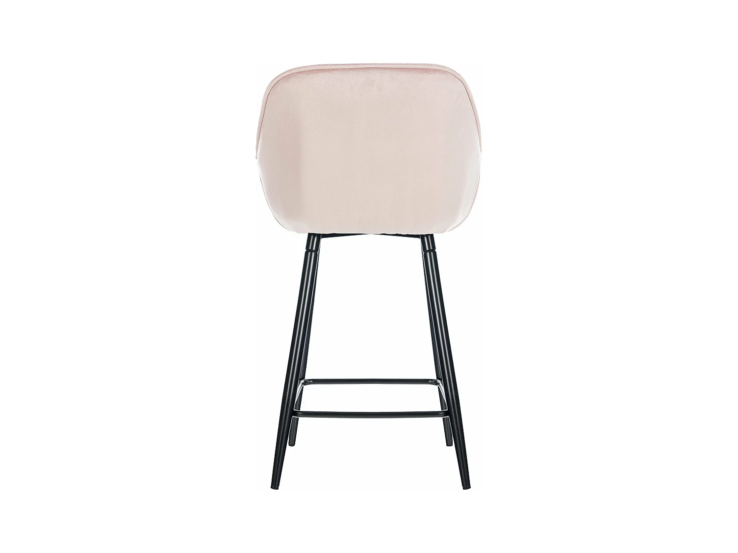 Lot de 2 tabourets métal argentée 54 x 57.5 x 93.5 cm 10_0004164