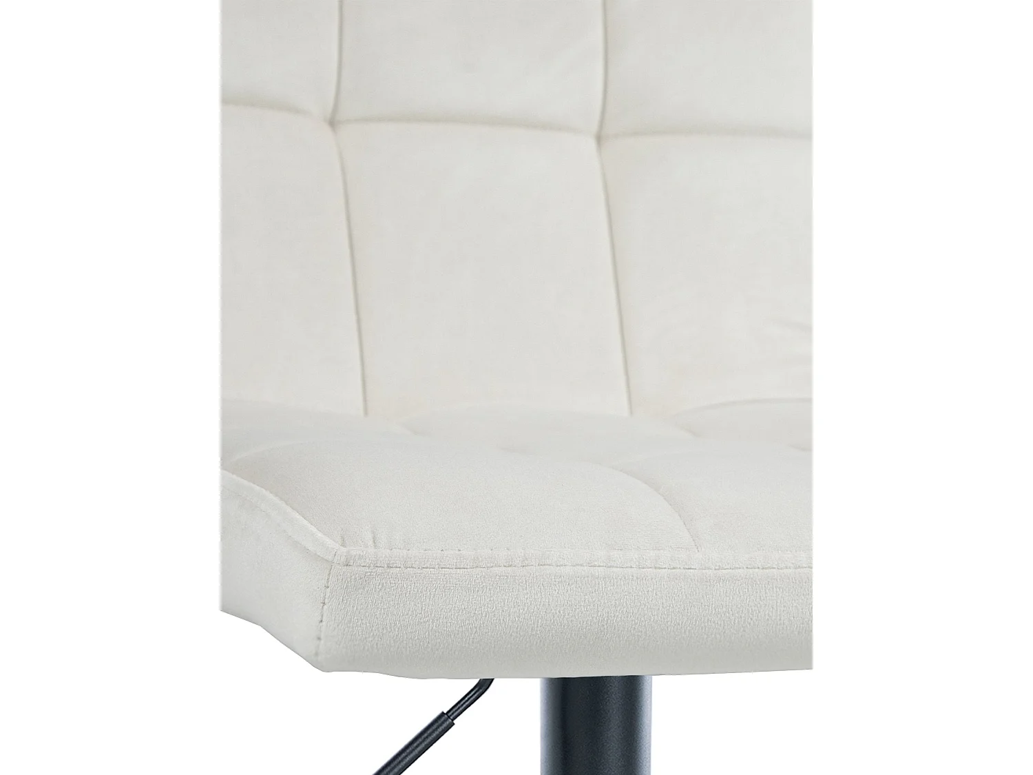 Lot de 2 tabourets métal crème 46 x 47 x 94 cm 10_0004395