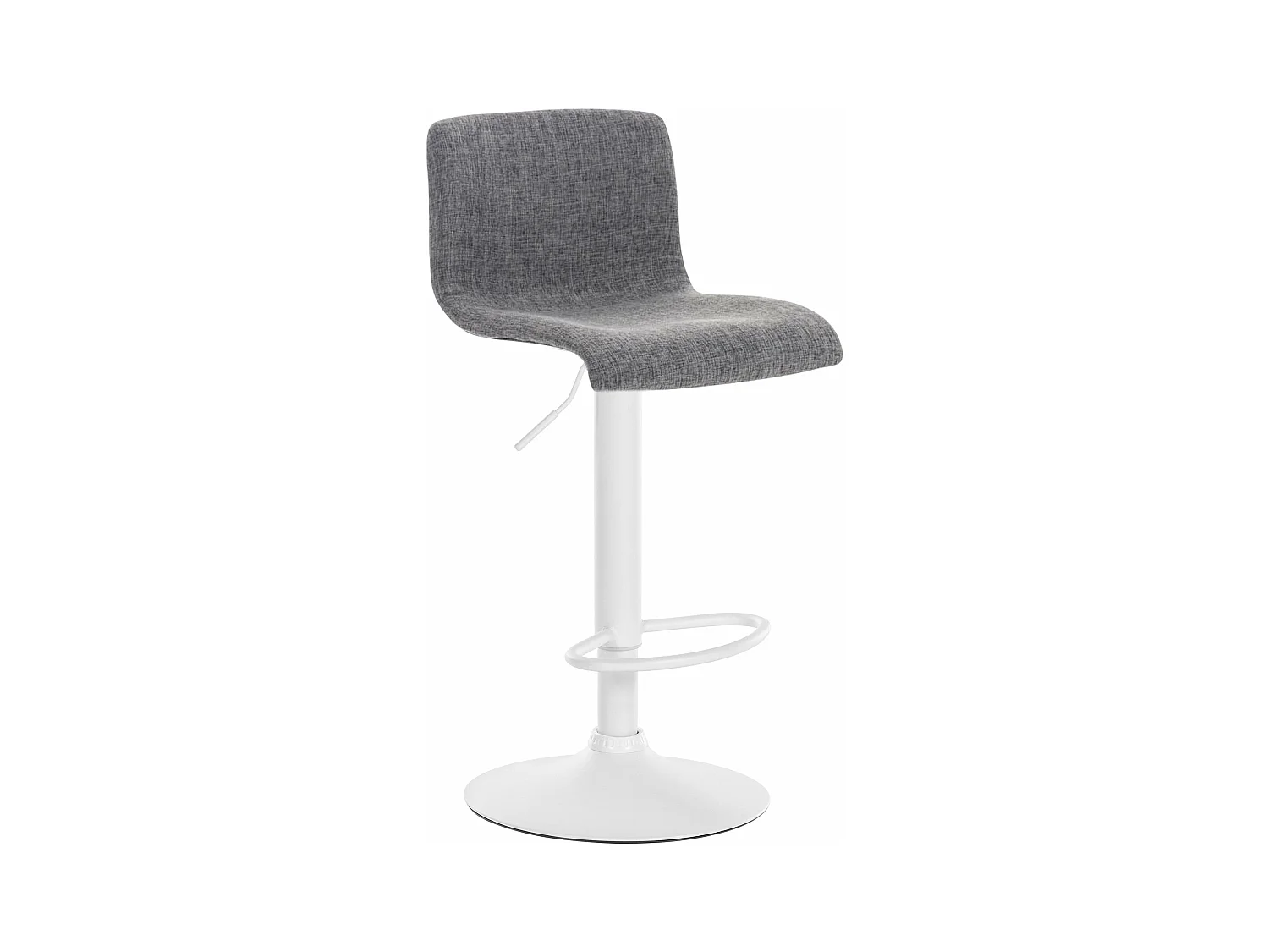 Tabouret de bar x1 métal blanche 39 x 36 x 84 cm 10_0004980