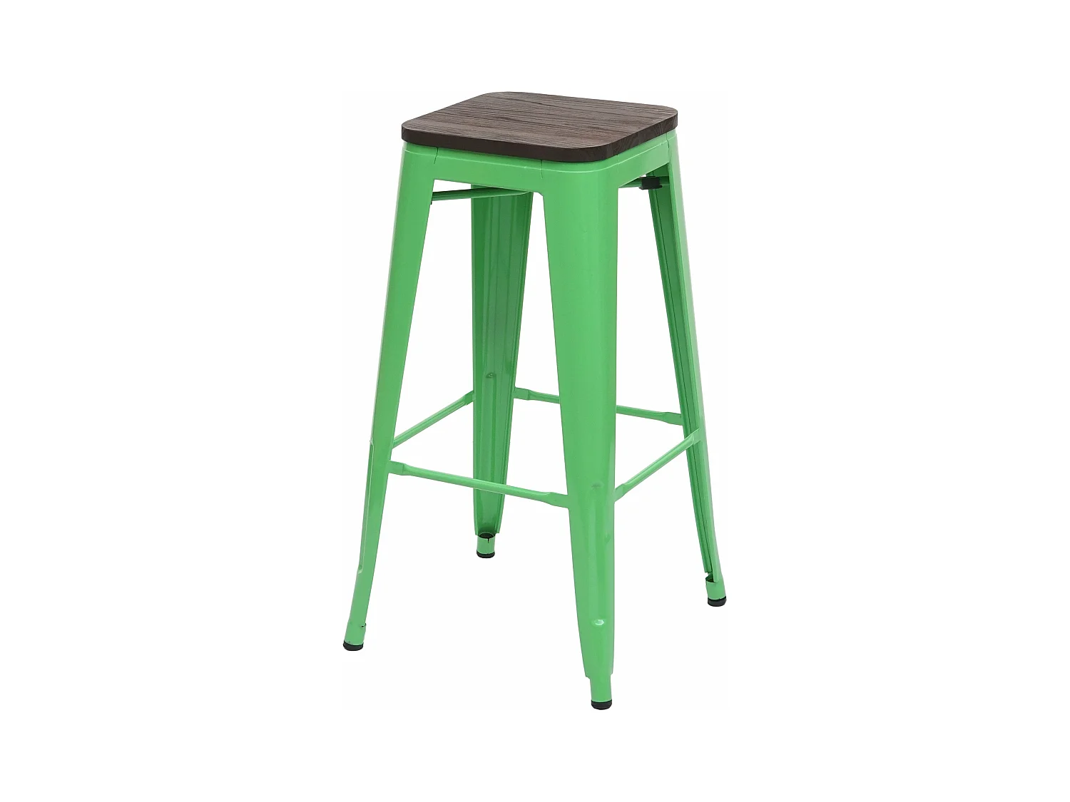 Tabouret de bar chaise métal marron 42 x 42 x 76 cm 04_0005244